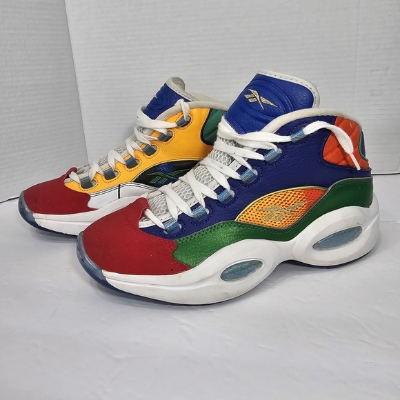 Reebok Concepts x Question Mid Draft Class Sz 8 Shoes Sneakers Men's - Picture 4 of 16